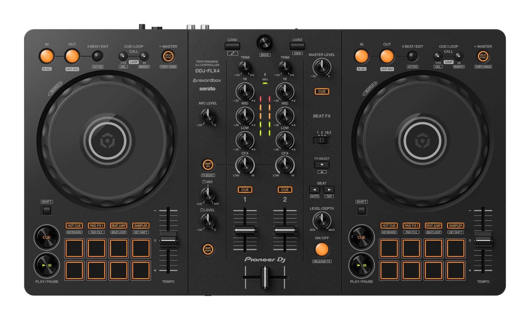 Pioneer DJ DDJ-FLX4 DJ Controller top
