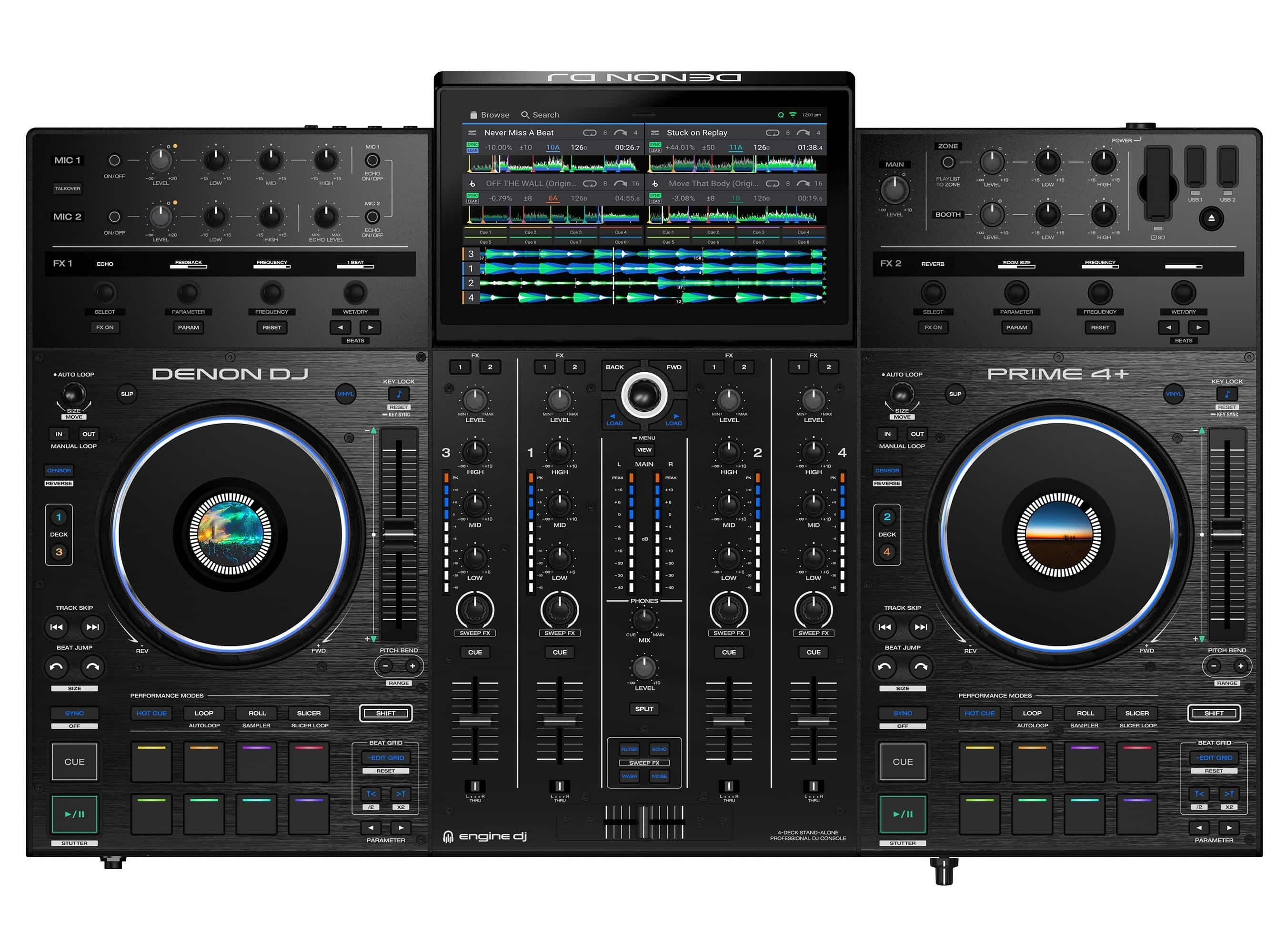 Denon DJ PRIME 4+ top