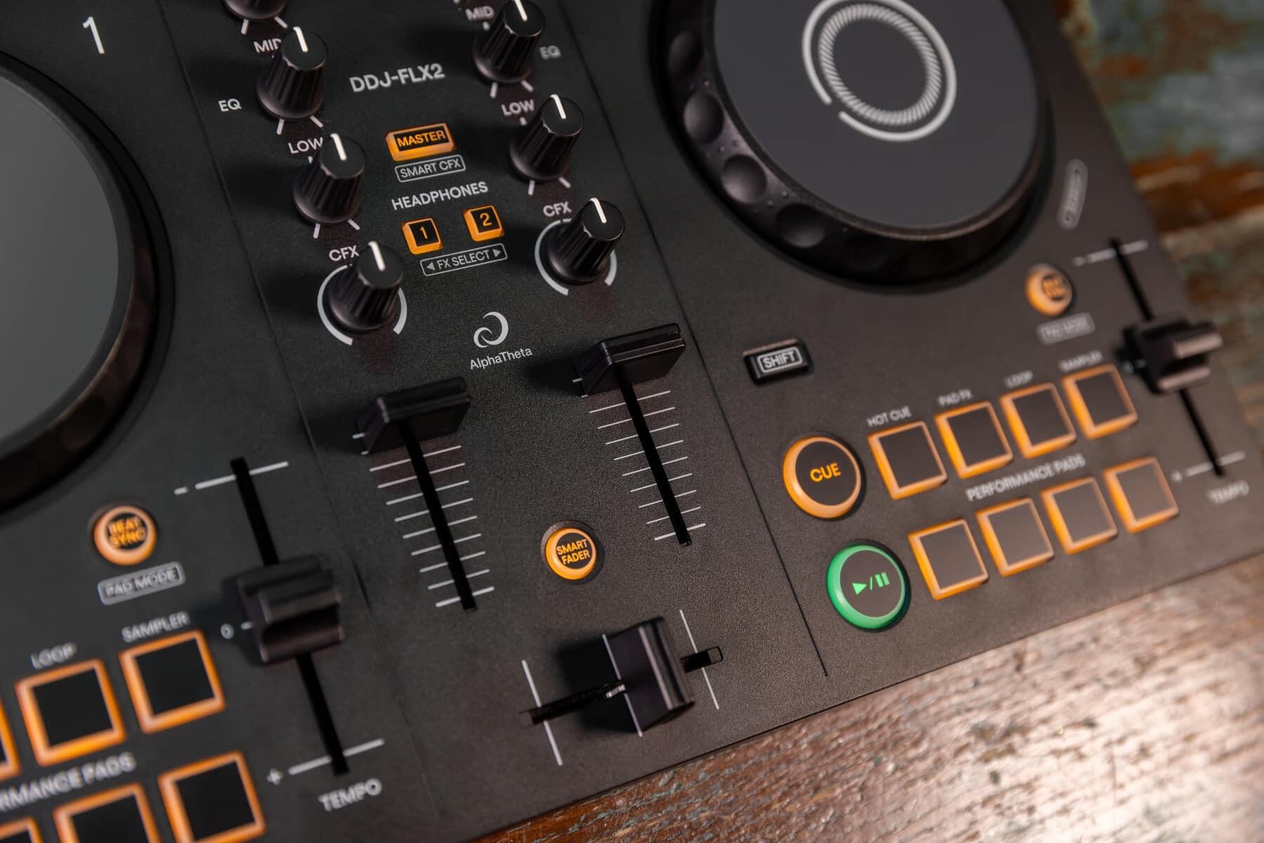 AlphaTheta DDJ-FLX2 Compact 2-channel DJ Controller lifestyle image 1