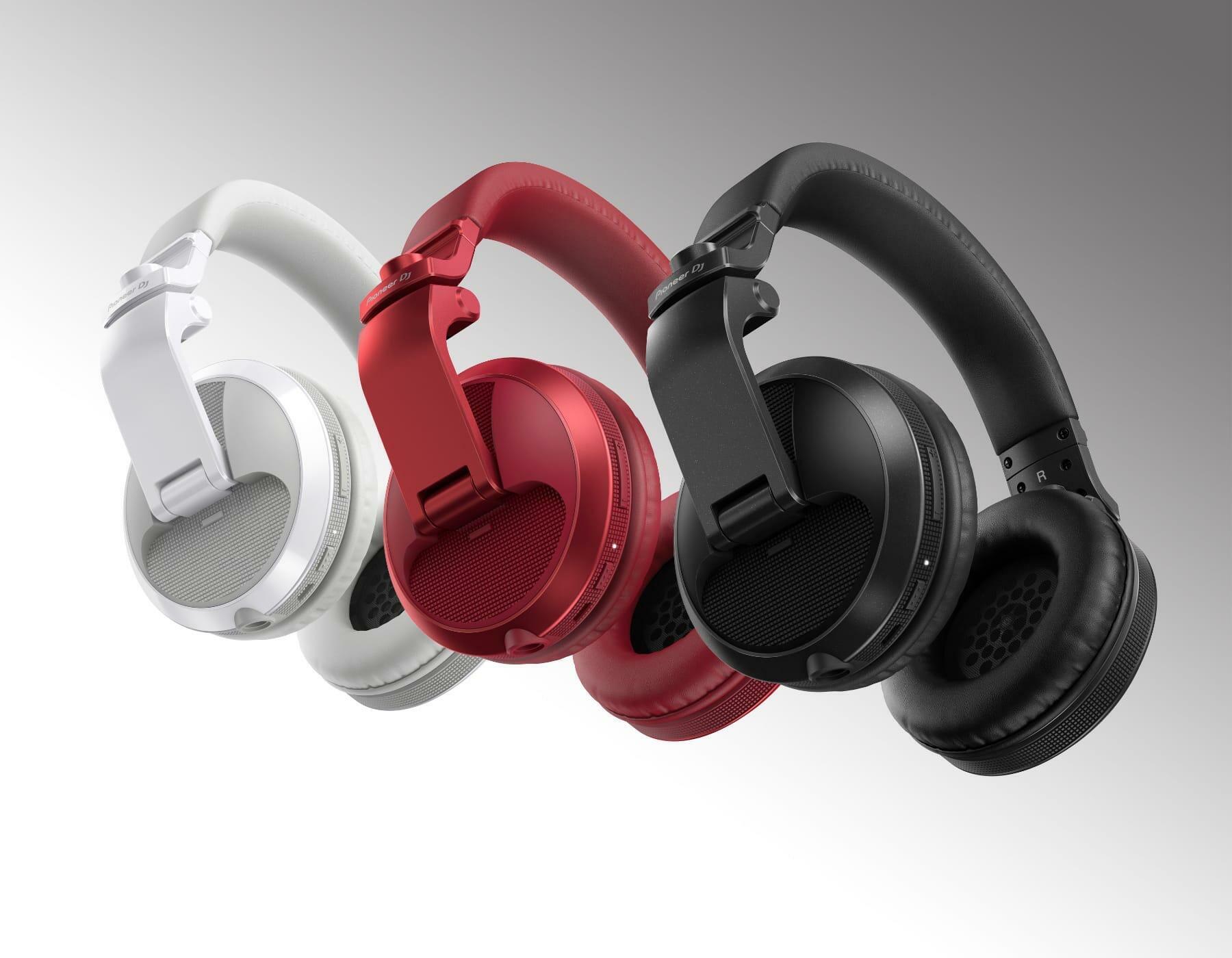 Pioneer DJ HDJ-X5BT-R Over-ear DJ headphones with Bluetooth (Red)