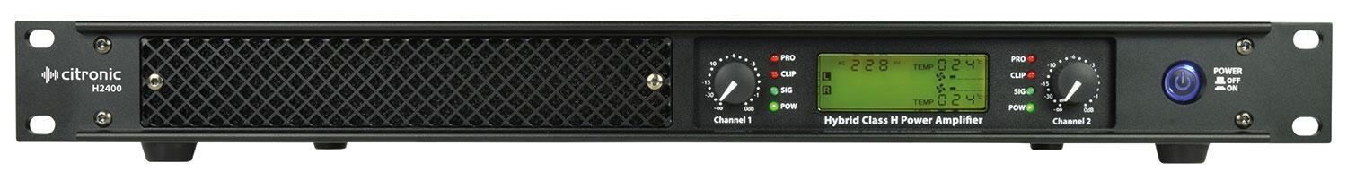 Citronic H2400 Hybrid Amp front