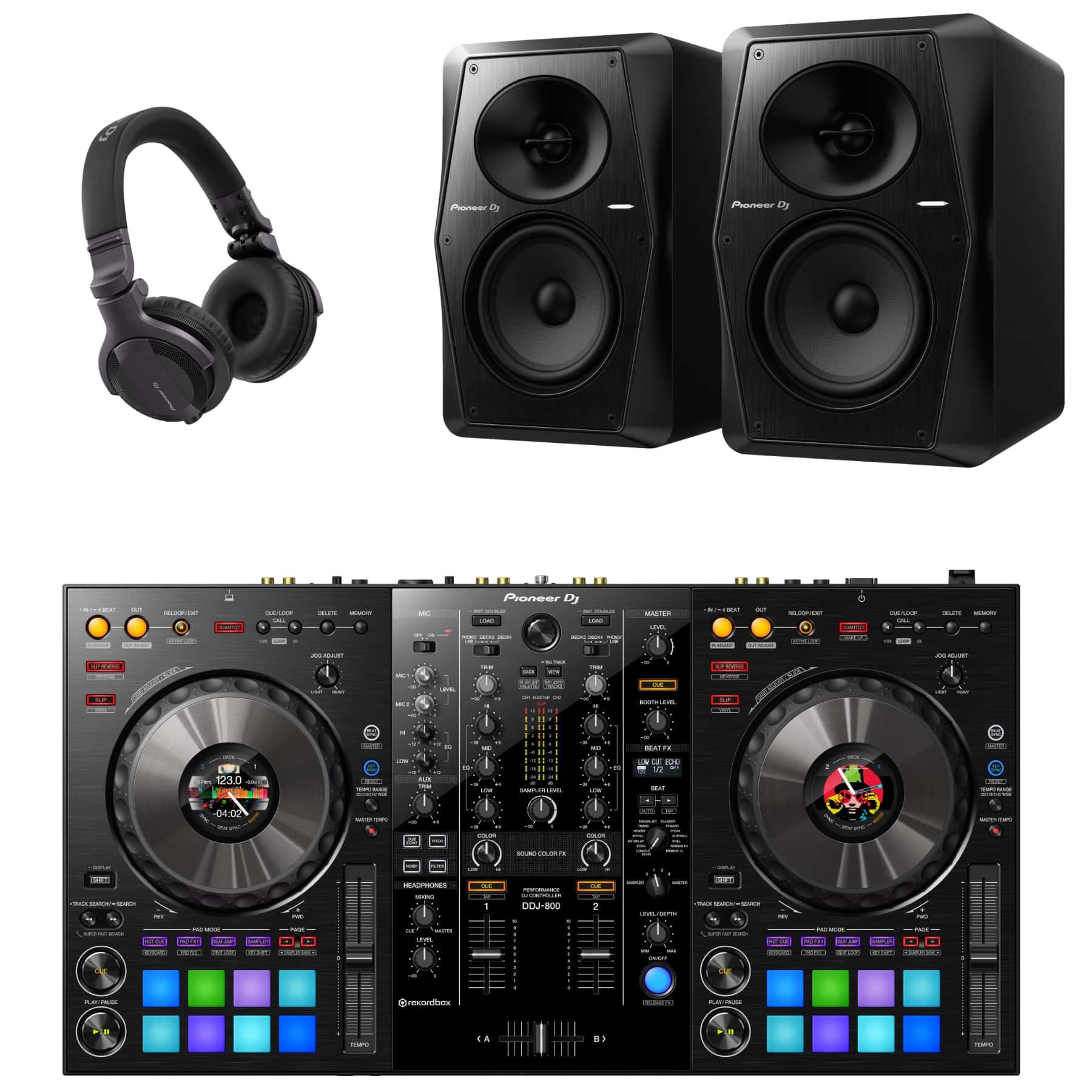 Pioneer DJ DDJ-800 & VM-50 Package