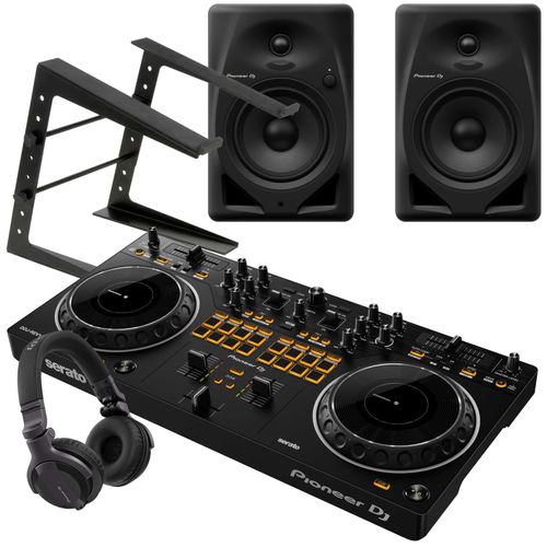 DDJ-FLX2 & Pioneer DJ DM-40D DJ Bundle - Use your Phone or Laptop