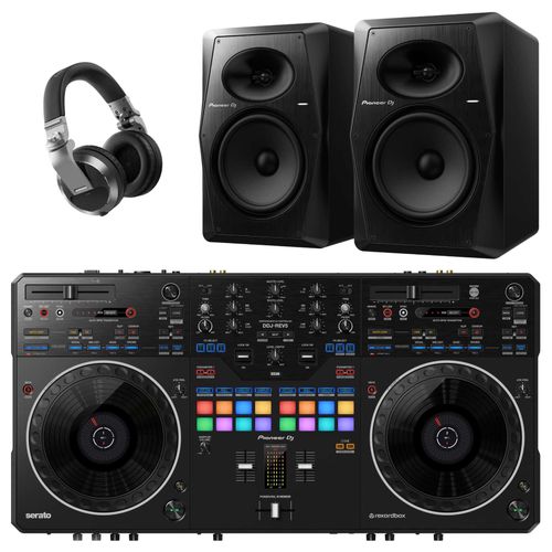 Pioneer DJ DDJ-REV5 & VM-70 Complete Bundle