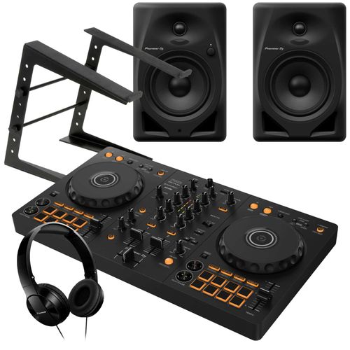 Pioneer DJ DDJ-FLX4 & DM-40D Bundle