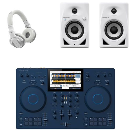 Pioneer DJ HDJ-CUE1BT-W White Styled DJ Headphones