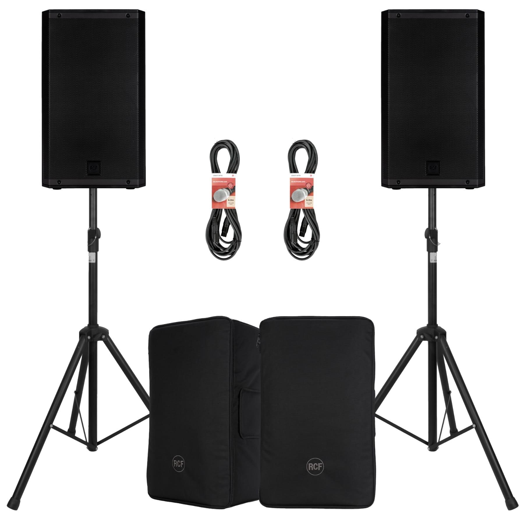 RCF ART 912-A Professional Active Speaker Bundle