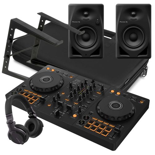 Pioneer DJ DDJ-FLX4 & HDJ-CUE1 Bundle