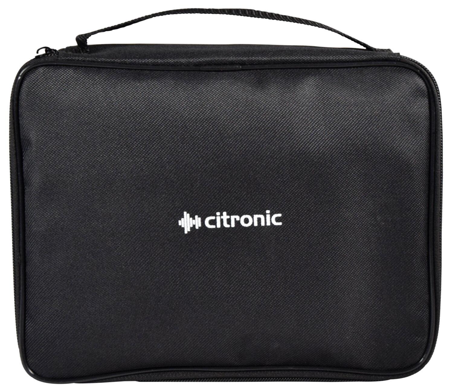 Citronic CMA-8 Compact Mixer with DSP FX and BT/USB padded bag