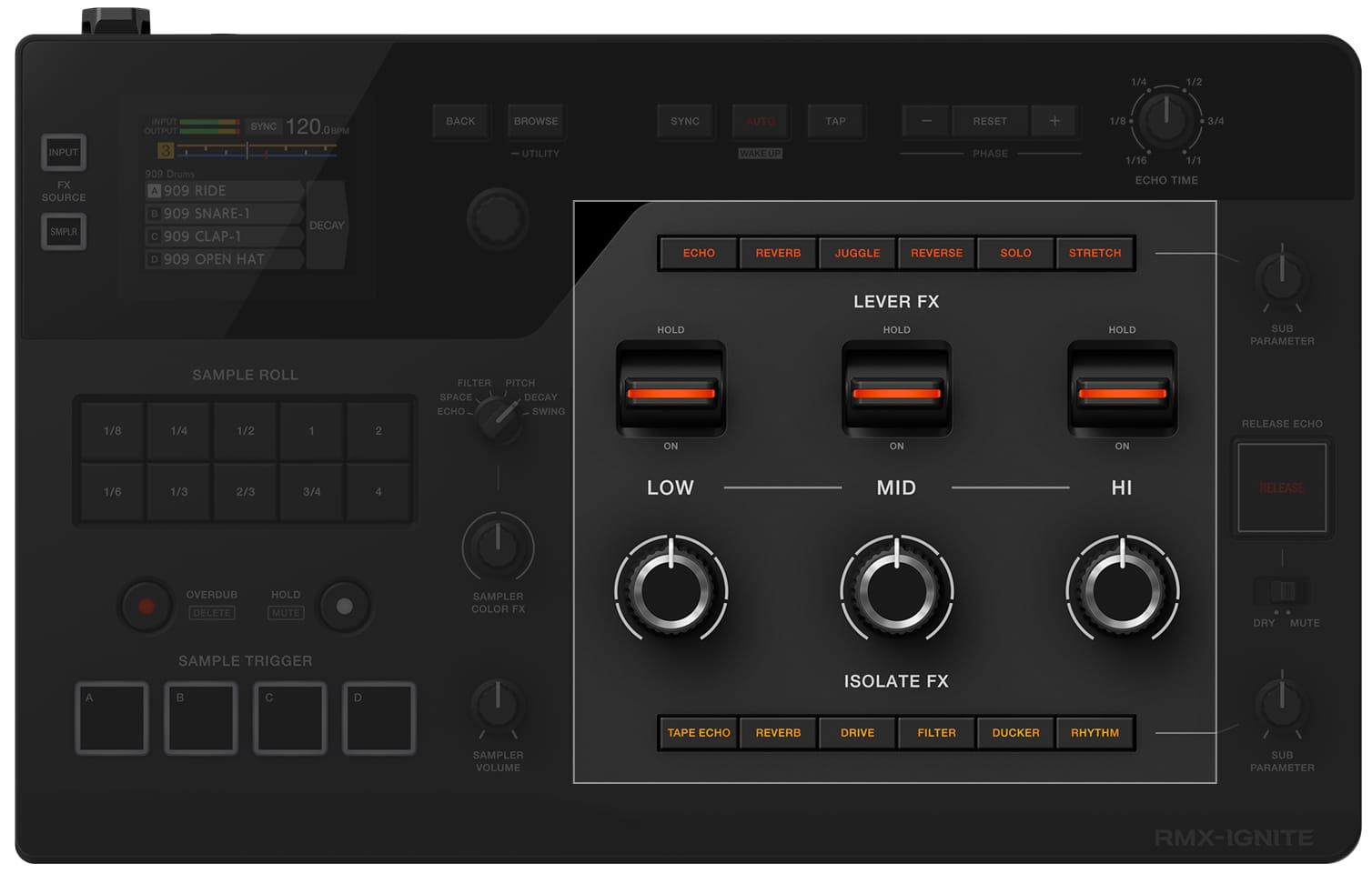 AlphaTheta RMX-IGNITE DJ Effector