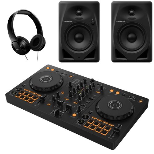 Pioneer DJ DDJ-FLX4 & DM-40D Package