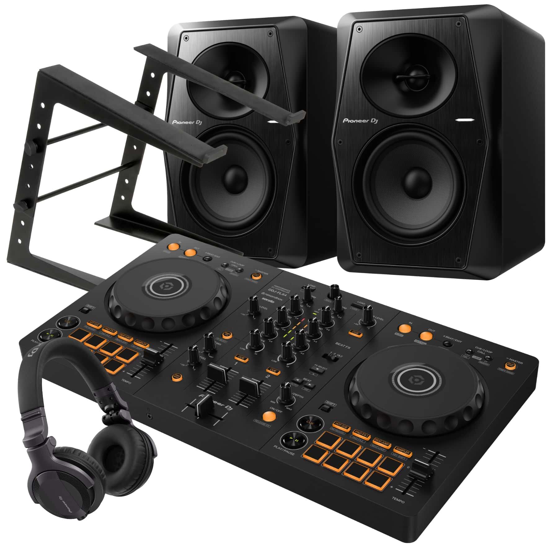 『4年保証』 DJ Pioneer DDJ-FLX4 Bundle HDJ-CUE1 & DJ機材