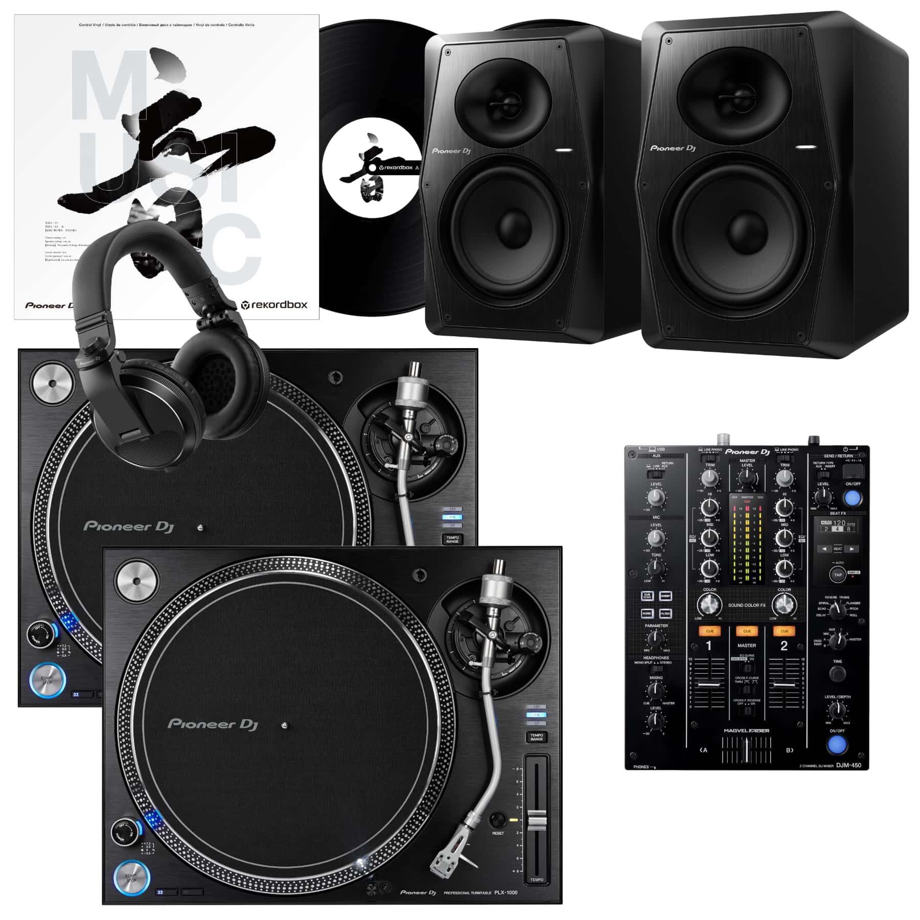 Pioneer DJ PLX-1000 & DJM-450 VM-70 Bundle