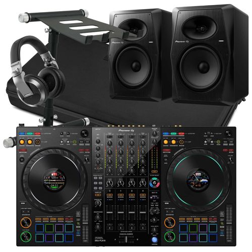 Pioneer DJ DDJ-FLX10 & VM-80 Complete Bundle