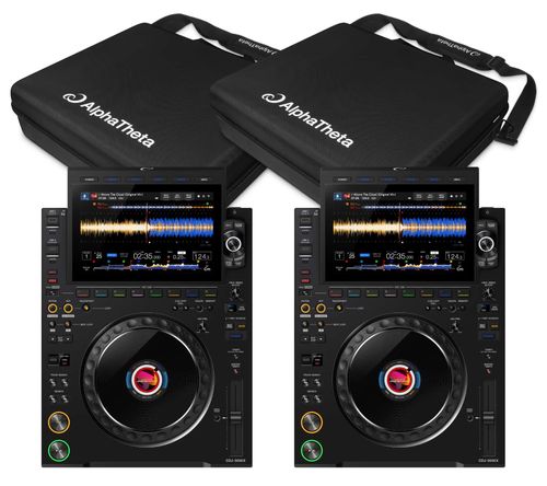 AlphaTheta CDJ-3000X & DJC-3000X Pair Bundle