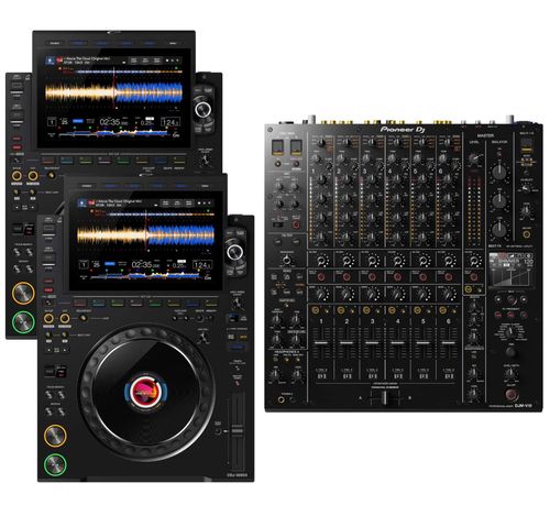 AlphaTheta CDJ-3000X & DJM-V10 Package