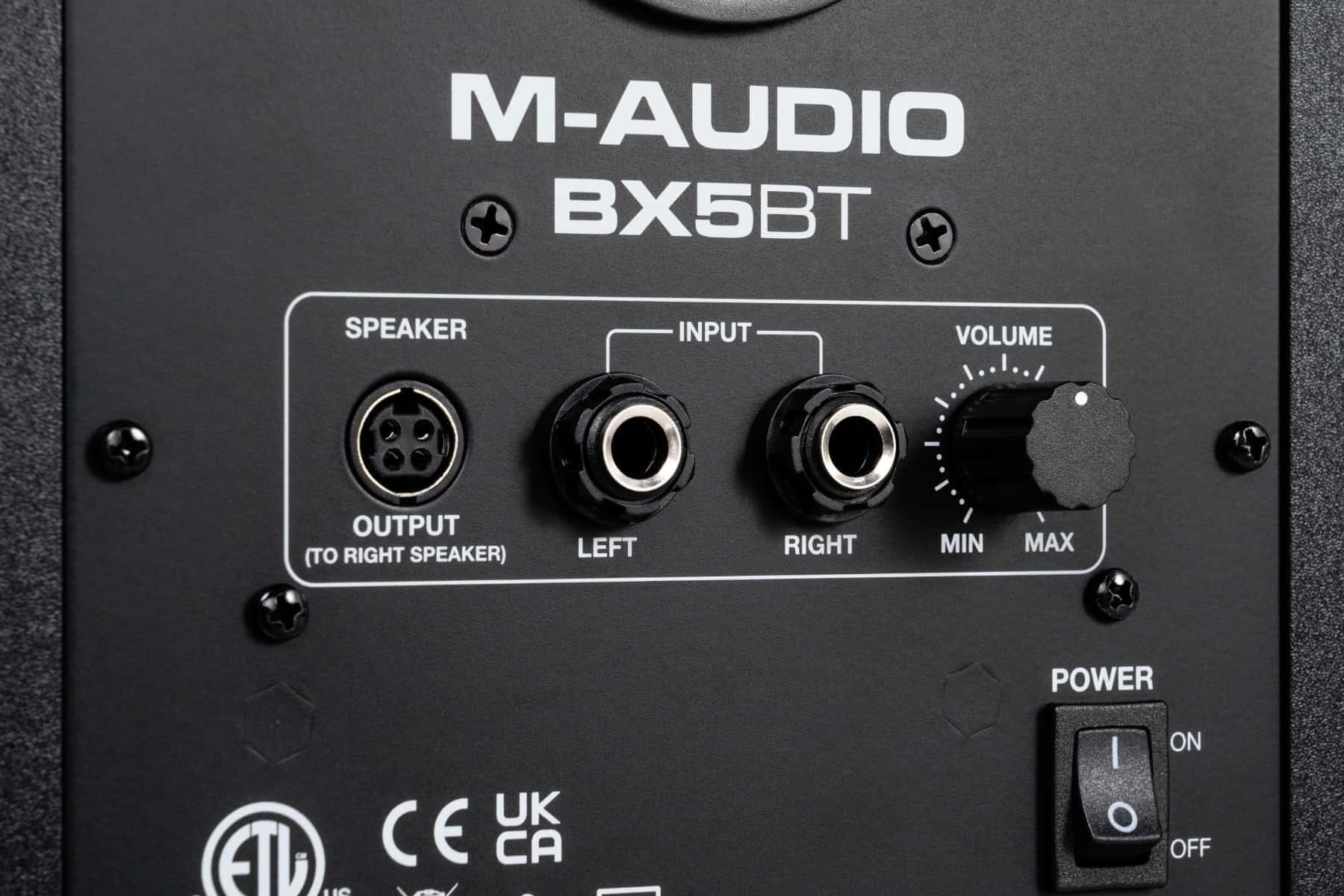 M-Audio BX5BT rear detail