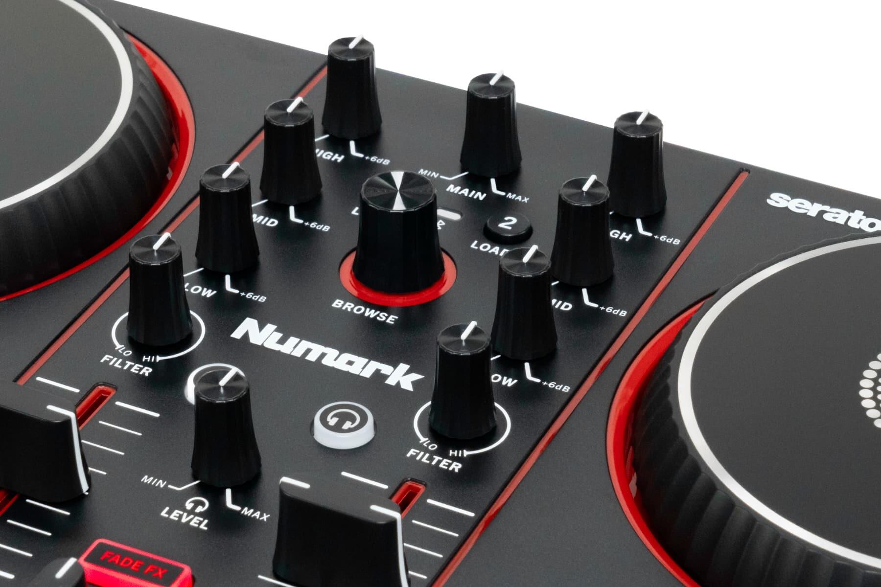 Numark Party Mix III DJ Controller mixer detail