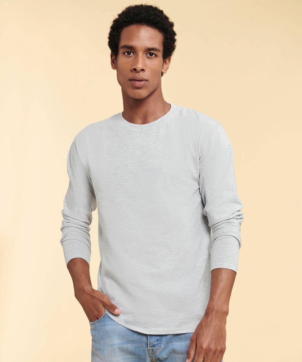 Fruit of the Loom 195 Ringspun Long Sleeve T-Shirt Premium Quality