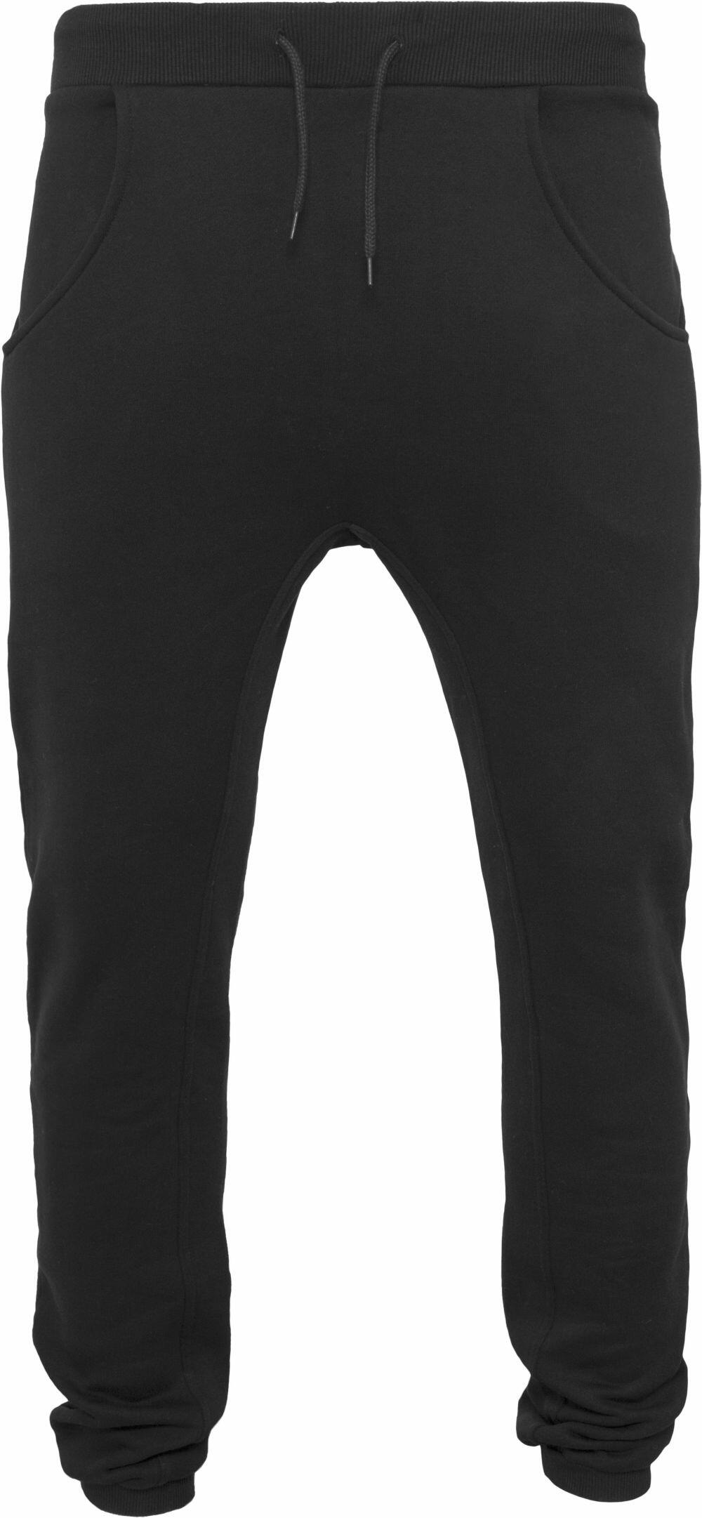 BY013 by Build Your Brand - Black jogger pants featuring an elastic waistband, drawstring, and front pockets, displayed from the front view.
