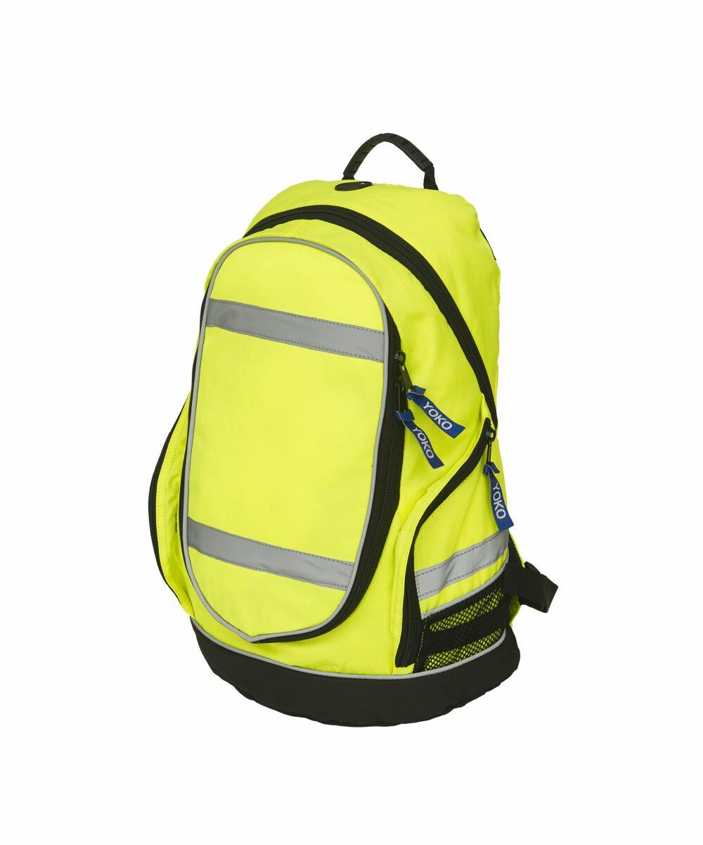 Large Yellow Rucksack Yoko High Visibility London Rucksack - Safety and Style Combined