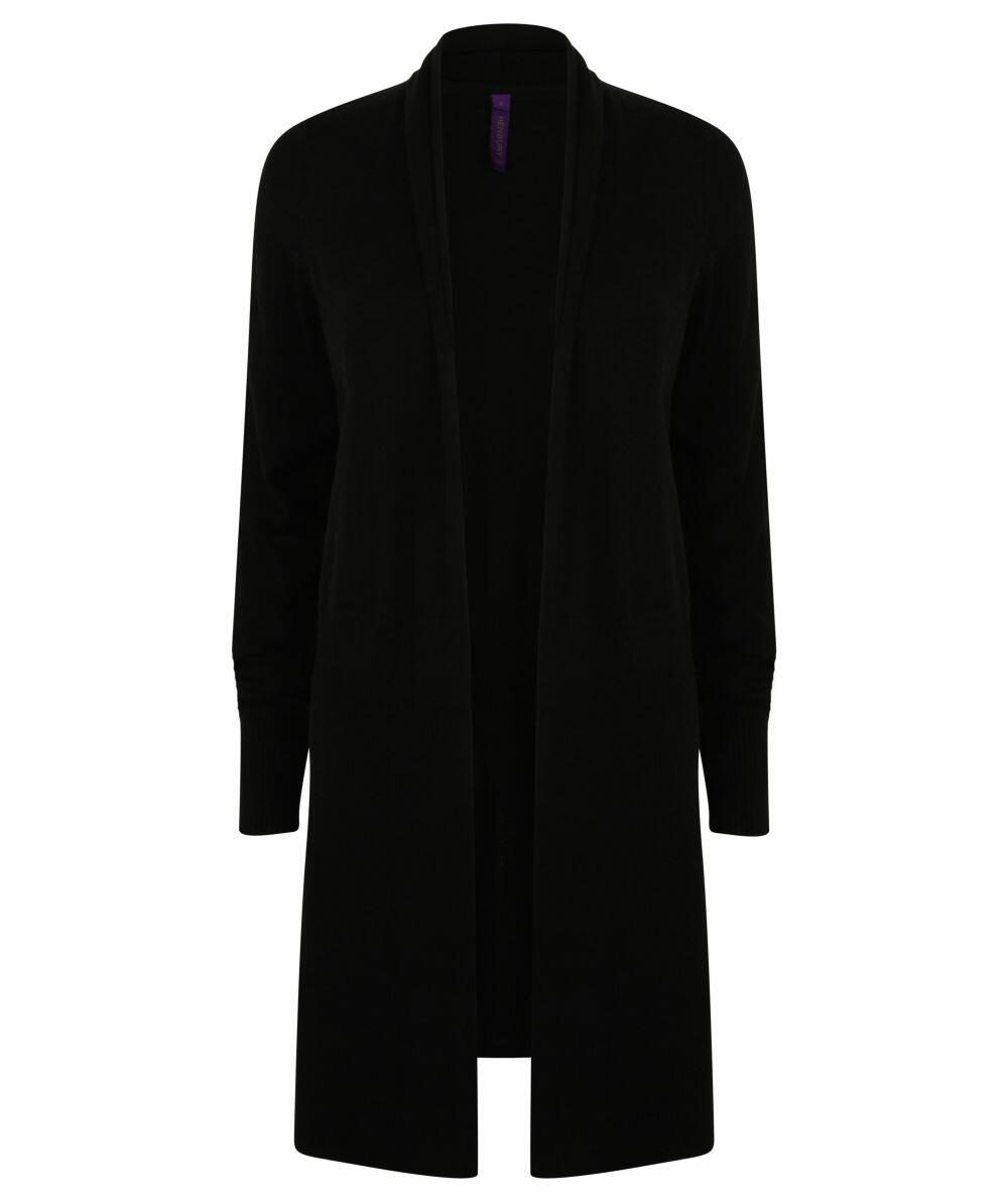 Womens black longline cardigan hotsell