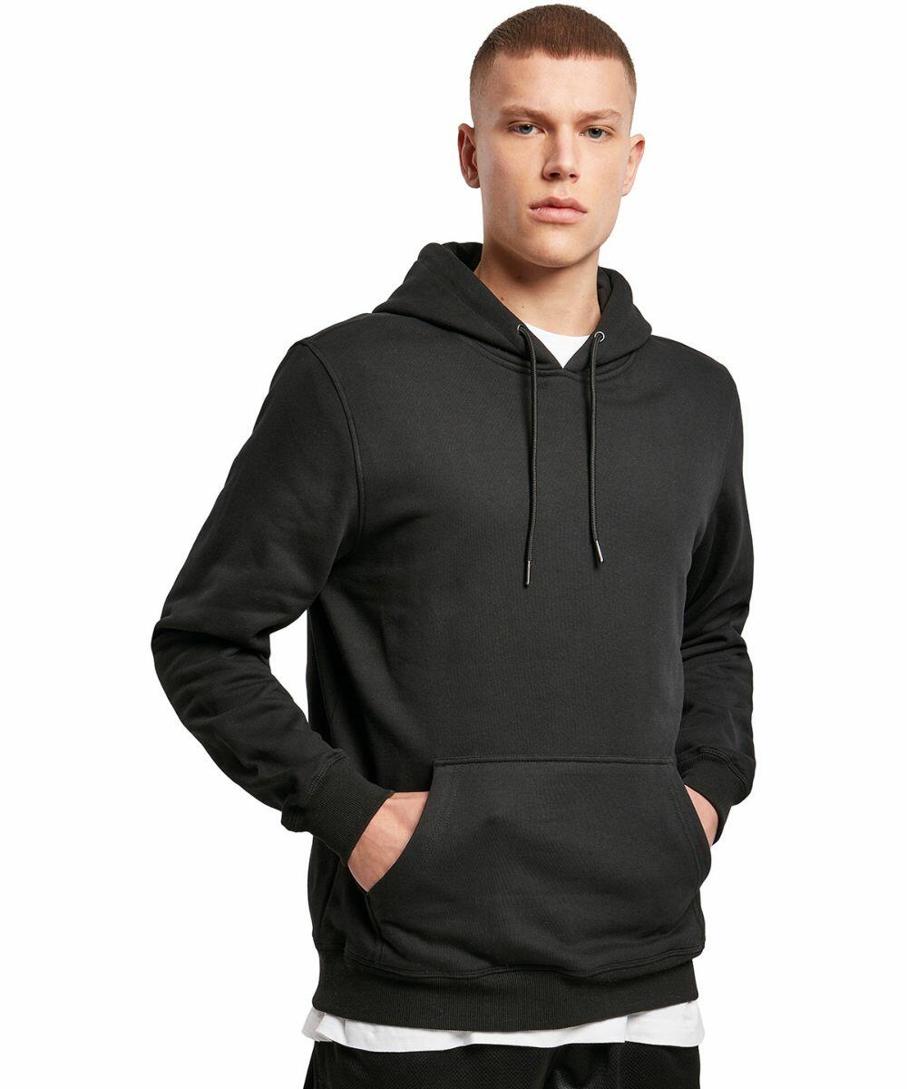 Black hoodie with white stitching hotsell