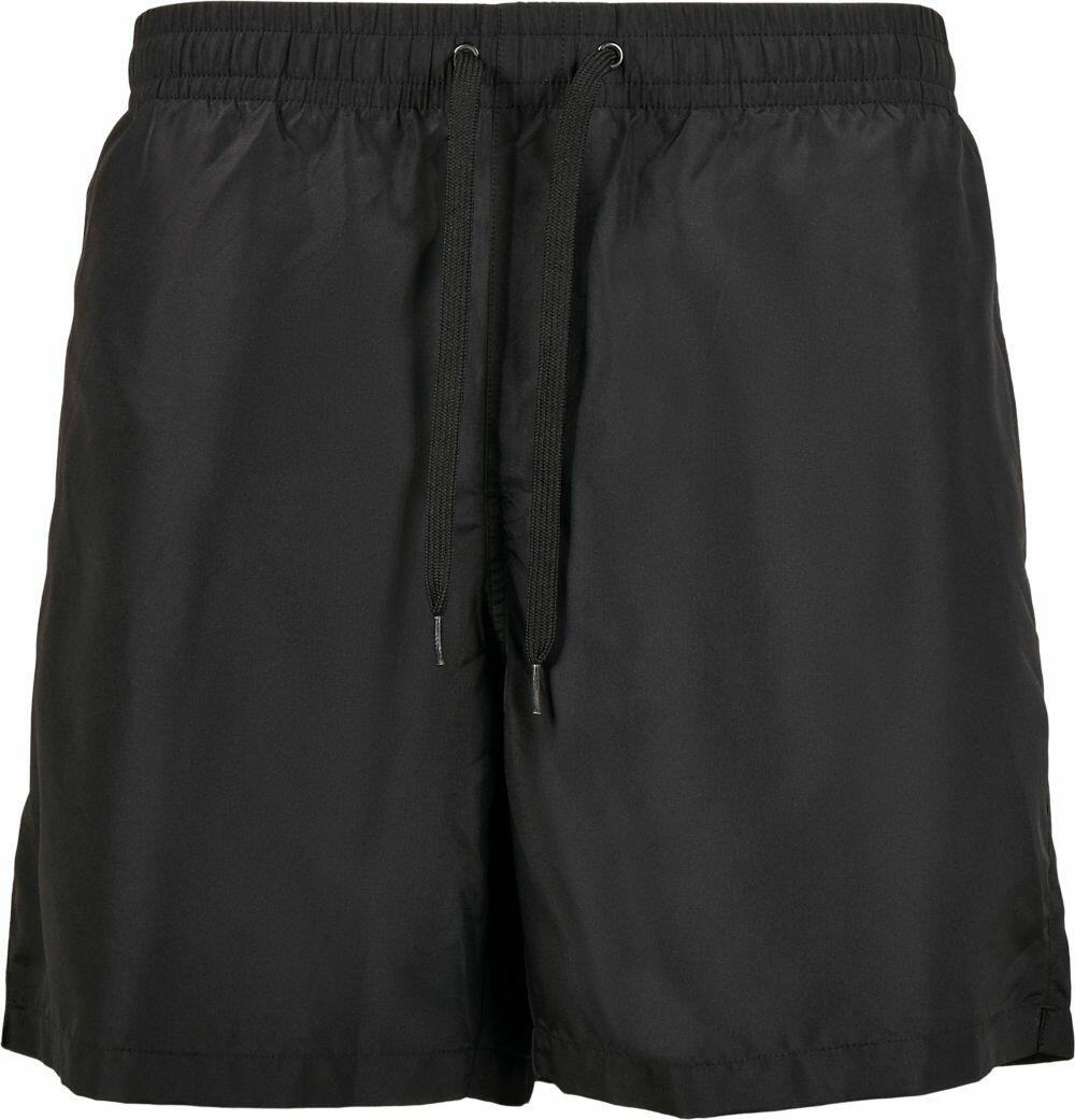 BY153 shorts by Build Your Brand featuring a black drawstring and an elastic waistband.