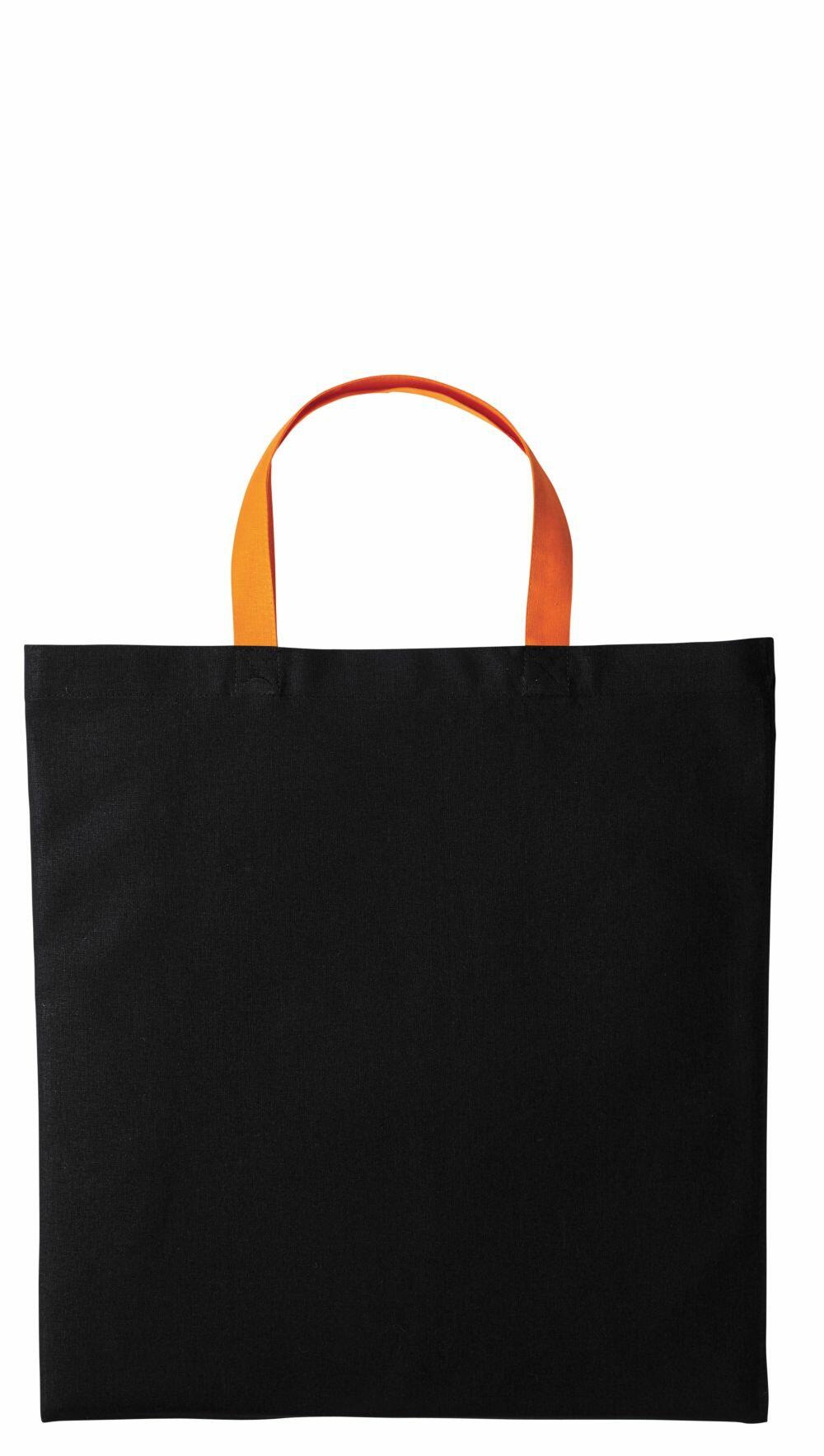 Nutshell Varsity Cotton Shopper - Stylish Short Handle Tote Bag