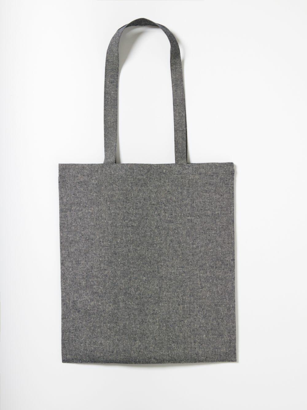 A Nutshell RL600 tote bag in gray with long handles, set against a white background.