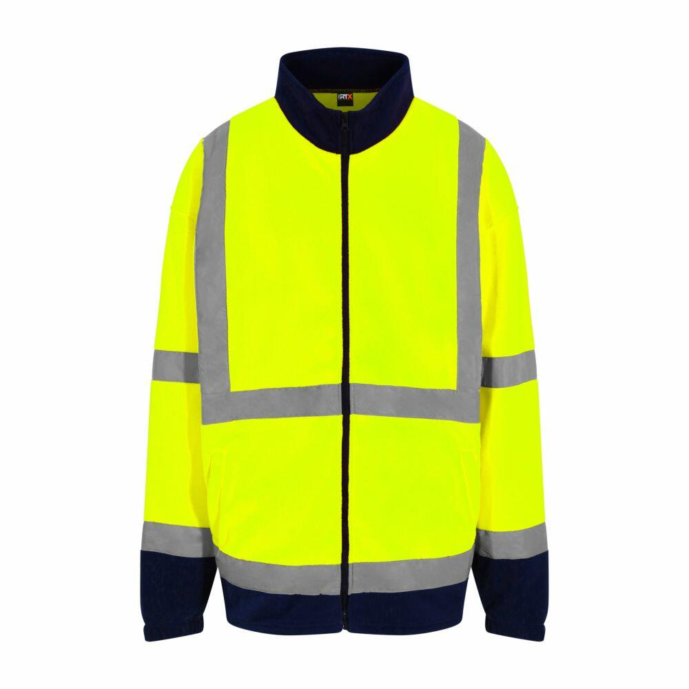 PRORTX High Visibility Full Zip Fleece - Safety and Comfort Combined