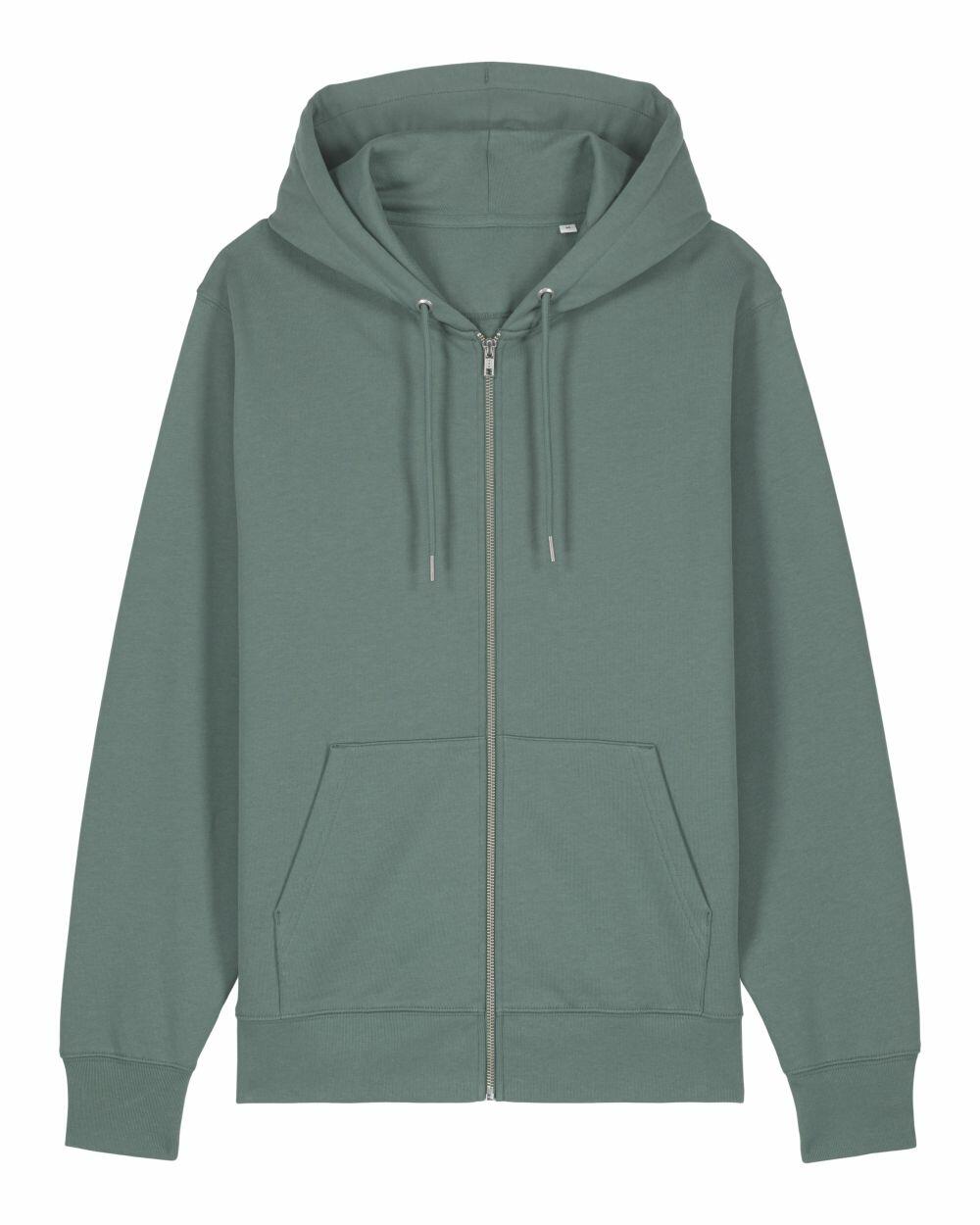 【LON】TWO SIDE SWEATSHIRT #04 Embroidered Hooded Sweatshirt | Herringbone Weave Fabric