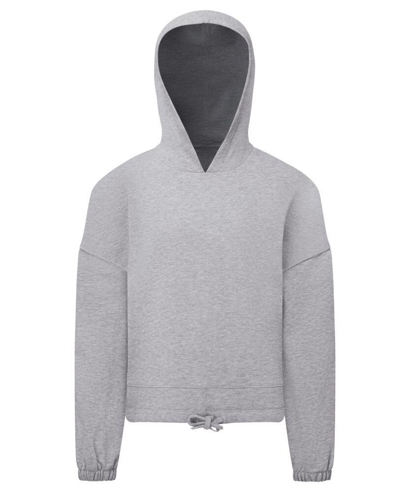 Tridri Kids Recycled Cropped Oversize Hoodie - Eco-Friendly Fashion