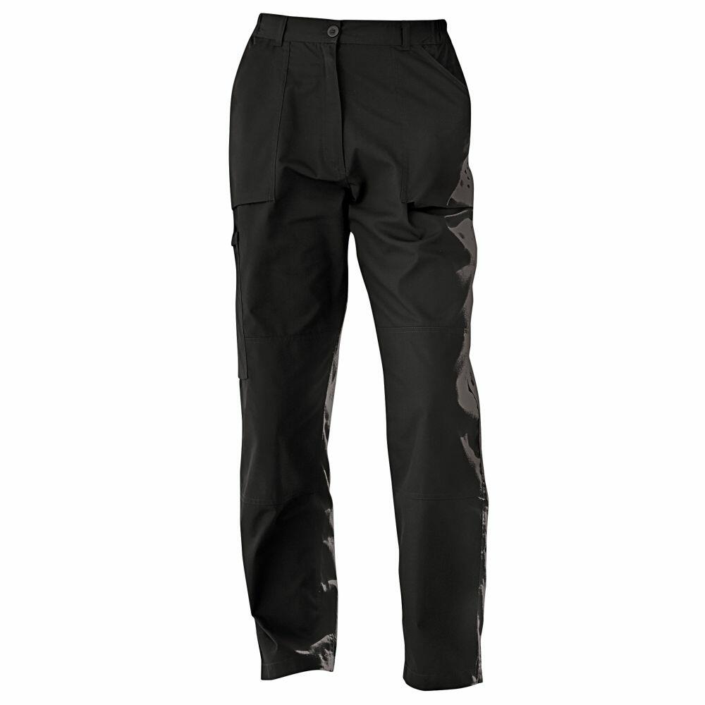 The RG235 cargo pants from Regatta Professional are a dark green with multiple pockets, displayed against a white background.