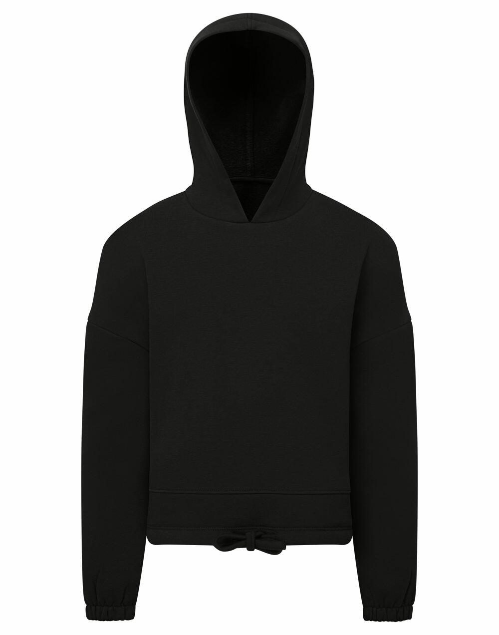Tridri Kids Recycled Cropped Oversize Hoodie - Eco-Friendly Fashion