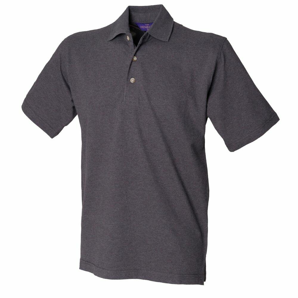 Henbury Men s Classic Polo Shirt With Stand Up Collar HB100