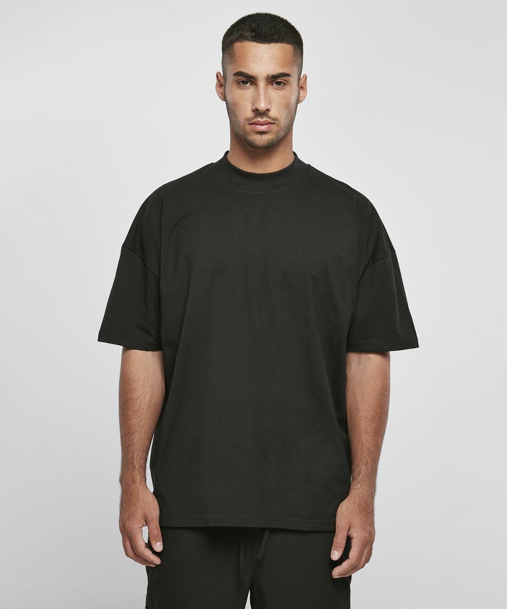 T Shirts | Build Your Brand Oversized Mock Neck T-shirt - BY230 