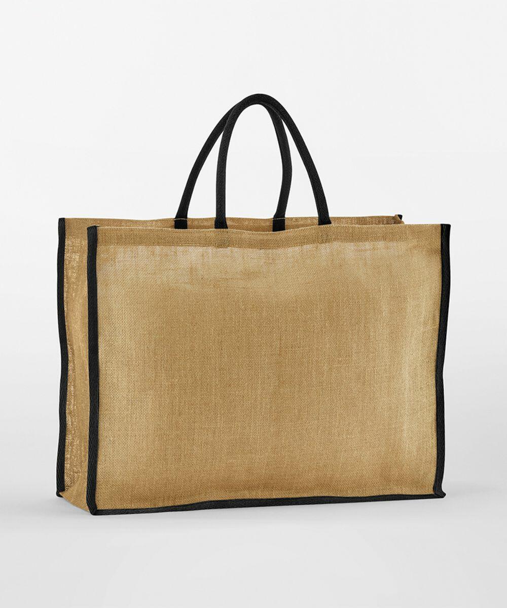 Westford Mill Natural Starch Jute Market Shopper Eco-Friendly Tote