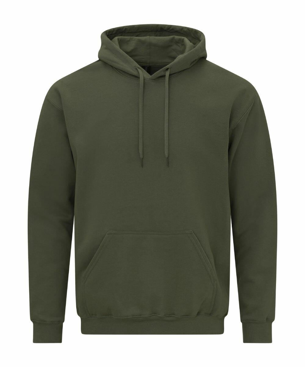 Gildan olive green hoodie best sale