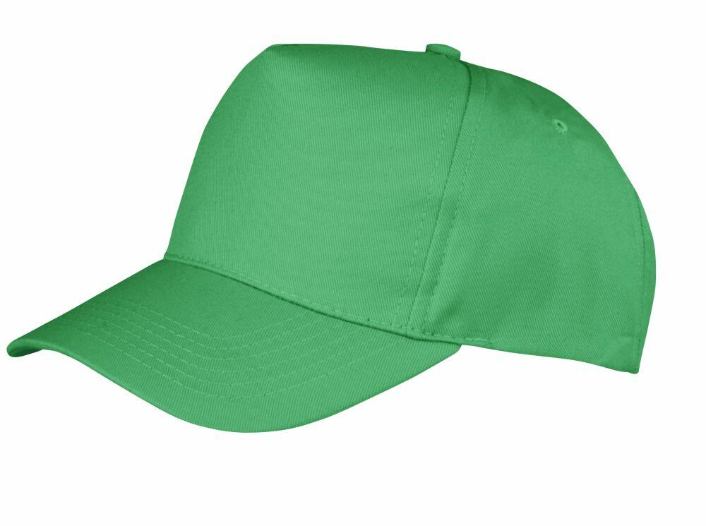 RC84X by Result Headwear, a green baseball cap with a curved brim, displayed on a white background.