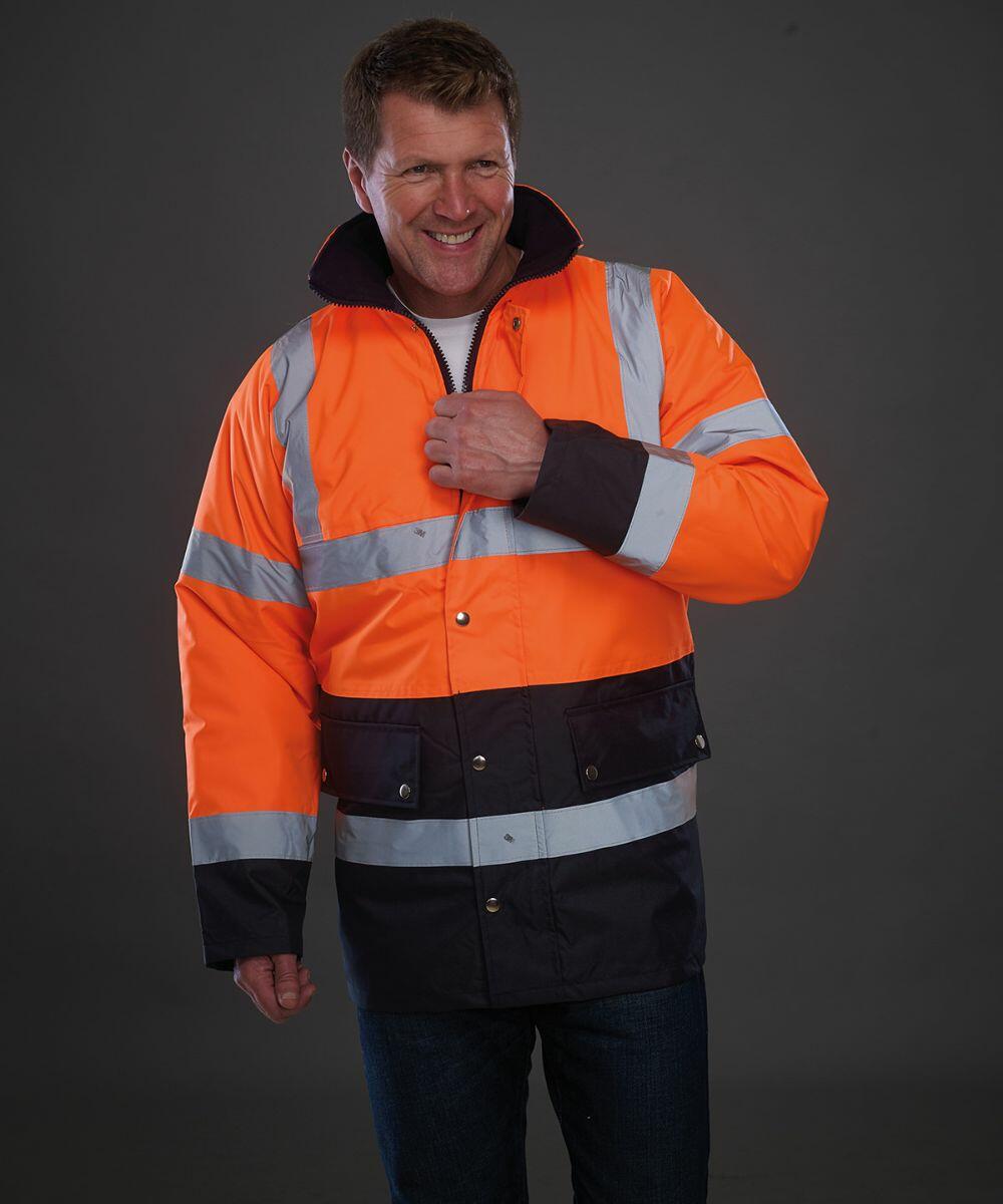 Yoko Adult High Visibility Two-Tone Motorway Jacket - Safety Gear