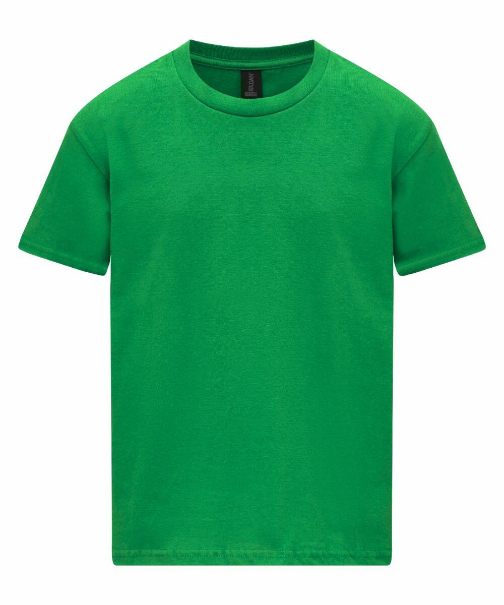 Gildan Activewear - Maglietta da uomo in cotone pesante, colore: verde militare, Verde militare, 3XL