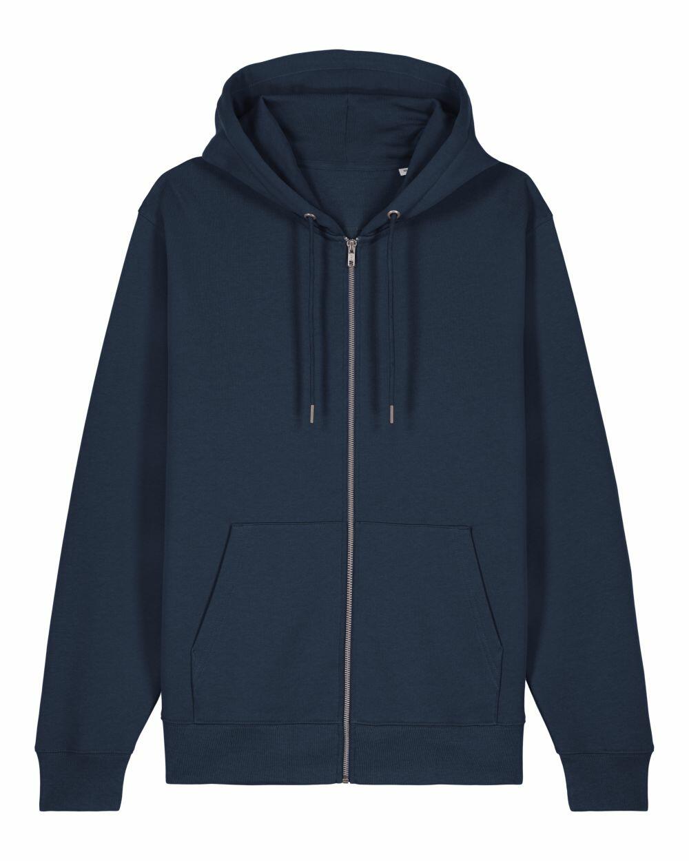 【LON】TWO SIDE SWEATSHIRT #04 Embroidered Hooded Sweatshirt | Herringbone Weave Fabric
