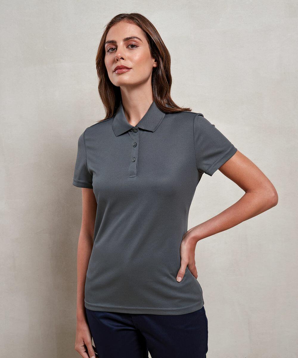 Premier Women's Spun Dyed Recycled Polo Shirt Eco-Friendly Fashion