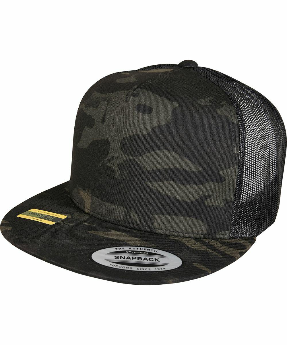 Flexfit by Yupoong Multicam Trucker Cap Stylish Durable Headwear