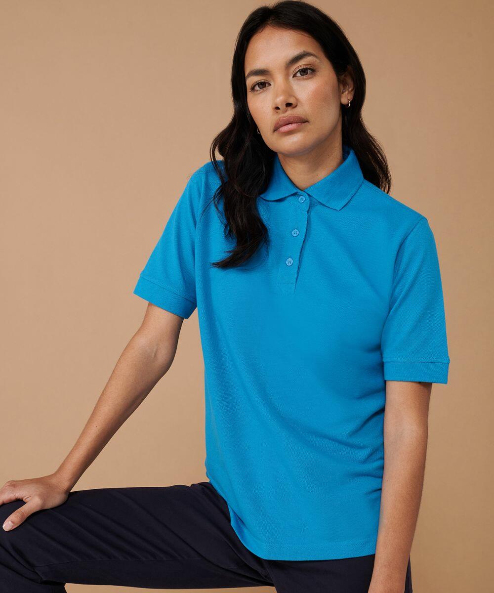 Embroidered Polo Shirts Henbury Women s 65 35 Polo Shirt HB401