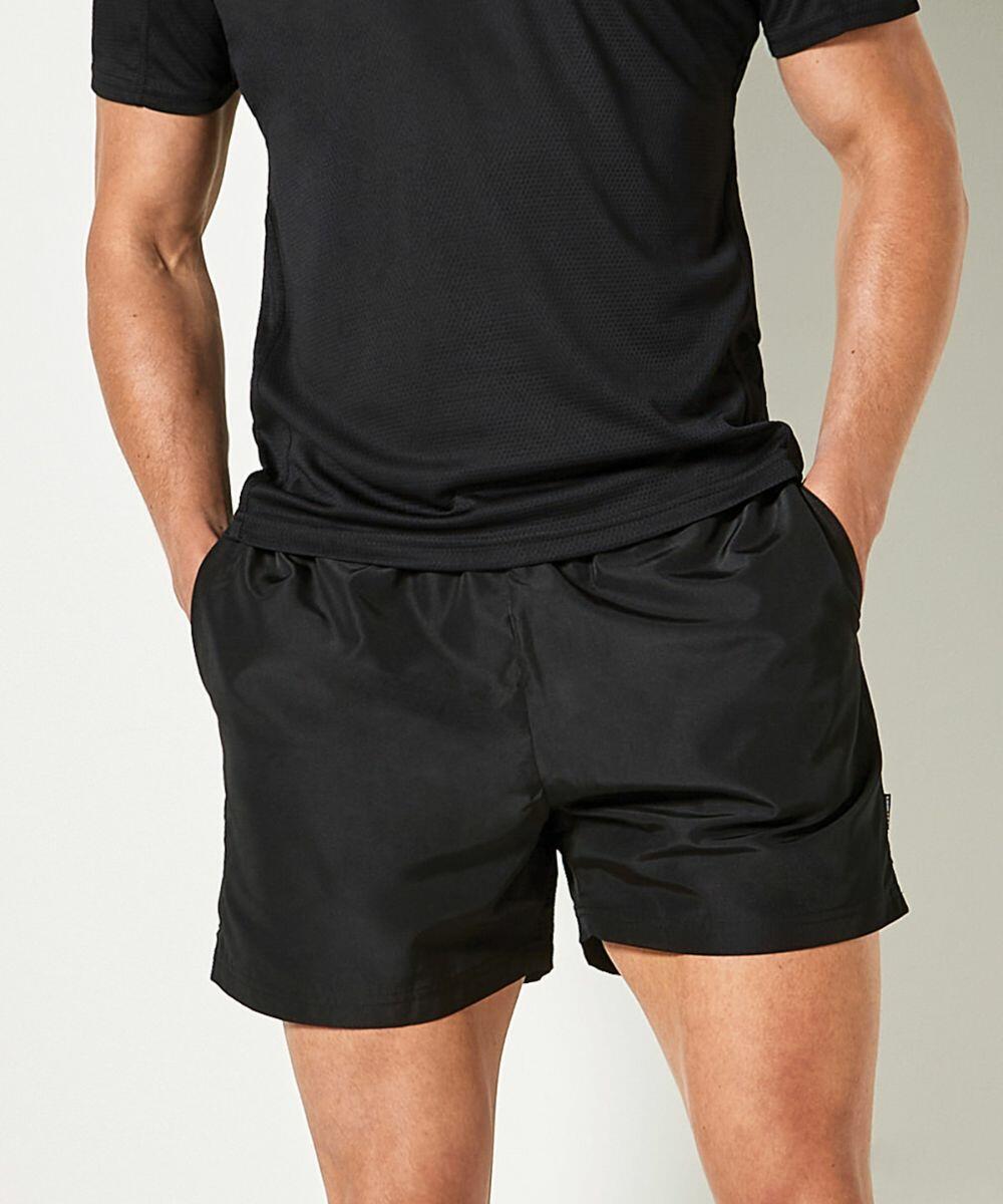 Plain black shorts store