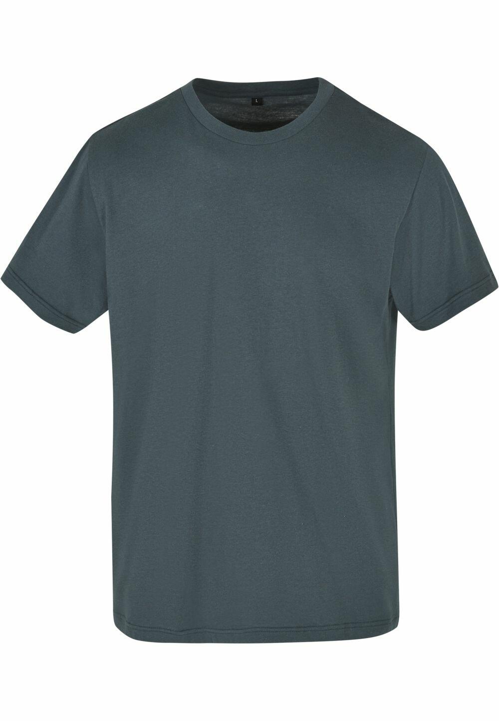 BB010 plain dark green T-shirt by Build Your Brand Basic on a white background.