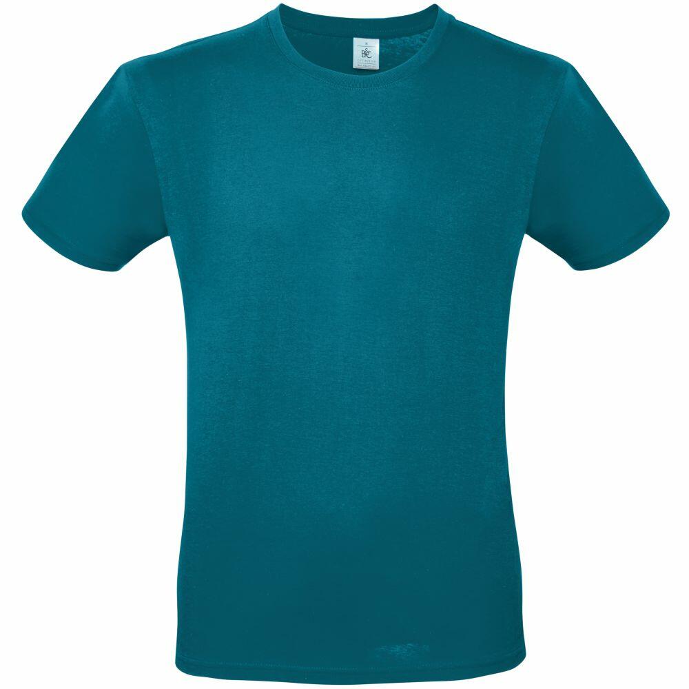B&C Collection's BA210 teal short-sleeve crewneck t-shirt displayed on a plain white background.