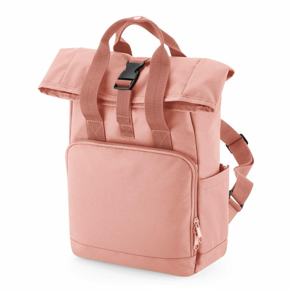 Bagbase Recycled Mini Twin Handle Roll top Backpack BG18S The Stitch Factory
